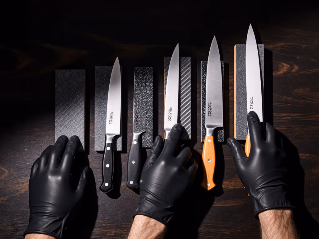 collage_of_kitchen_knives_being_sharpened_at_different_angles_on_diamond_stone