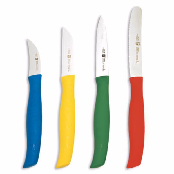 ZWILLING J.A. Henckels Twin Grip Colored Paring Knives, Set of 4